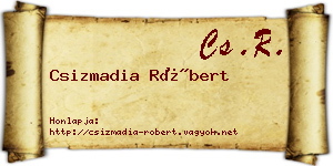 Csizmadia Róbert névjegykártya