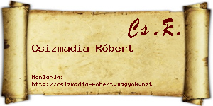 Csizmadia Róbert névjegykártya